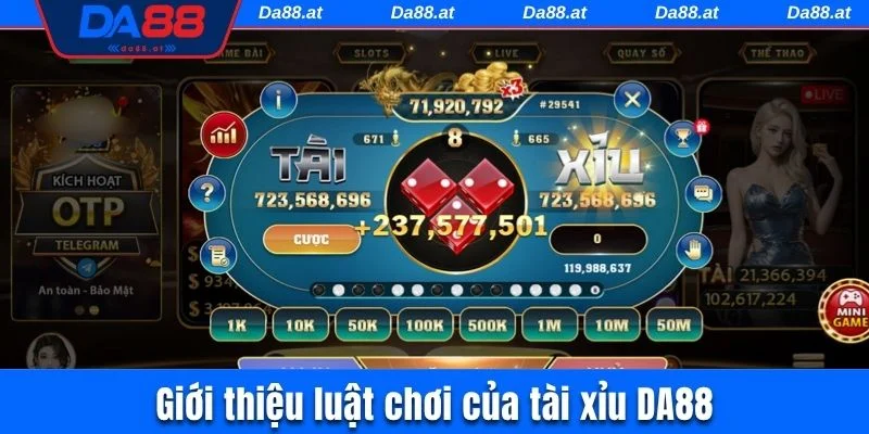 Luật chơi chi tiết của tài xỉu DA88